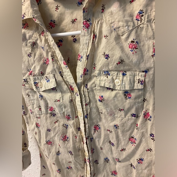 ❌Miley Cyrus Long Sleeve Button Down Top size small Y2K - Picture 4 of 7